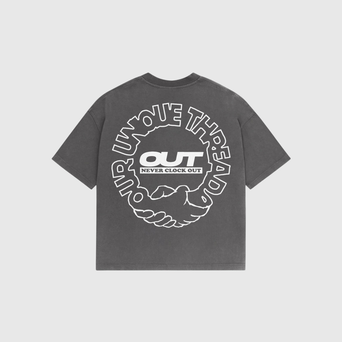 OUT SS26 The Union T-Shirt Vintage Grey