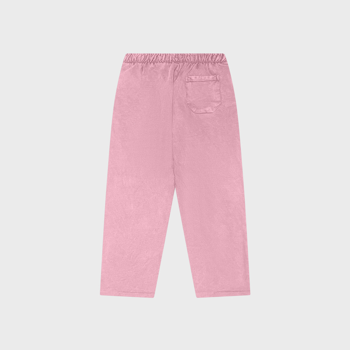 OUT Classic Logo Open Bottom Flare Sweatpants Dusty Pink