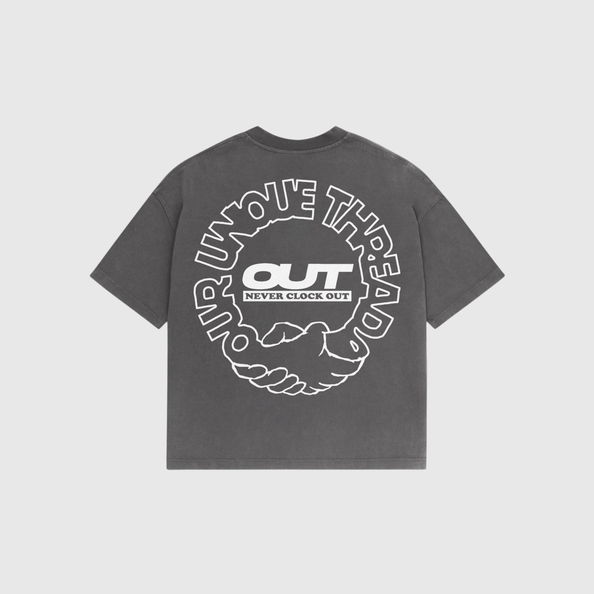 OUT SS26 The Union T-Shirt Vintage Grey