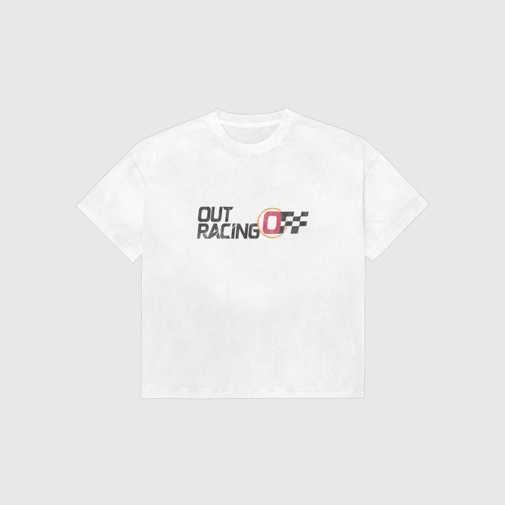 OUT SS26 Racing T-Shirt White