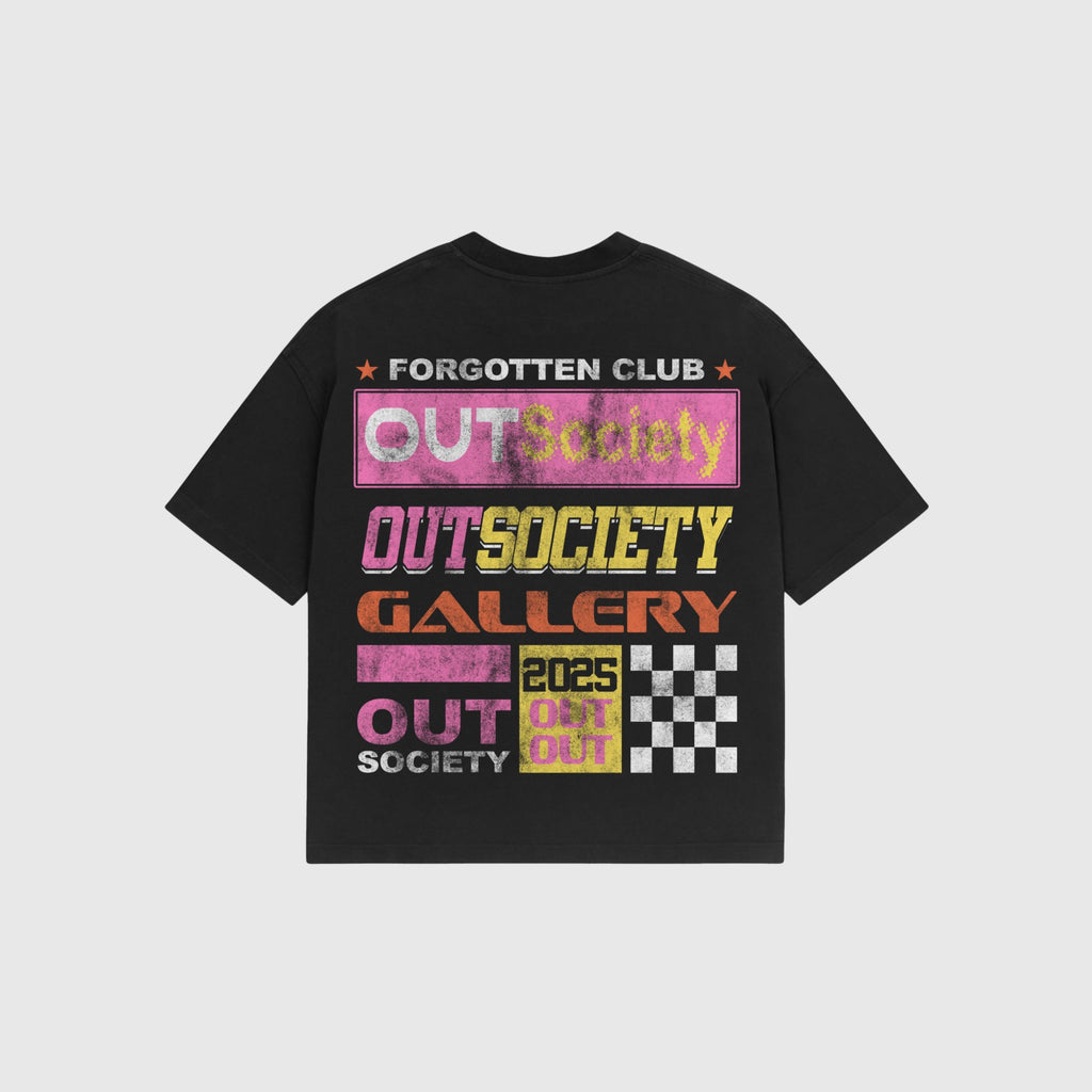 OUT SS26 Gallery T-Shirt Salt Wash Black