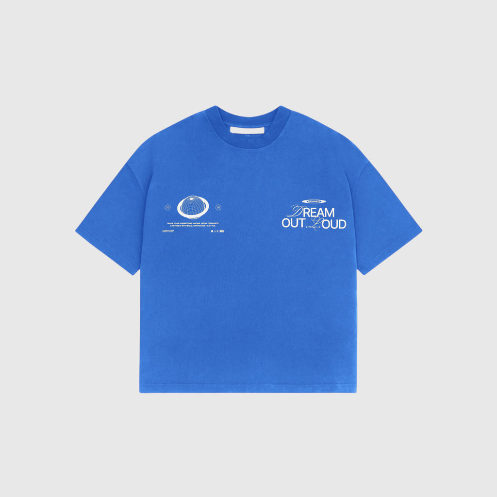 OUT SS26 Dream Out Loud T-Shirt Sky Blue