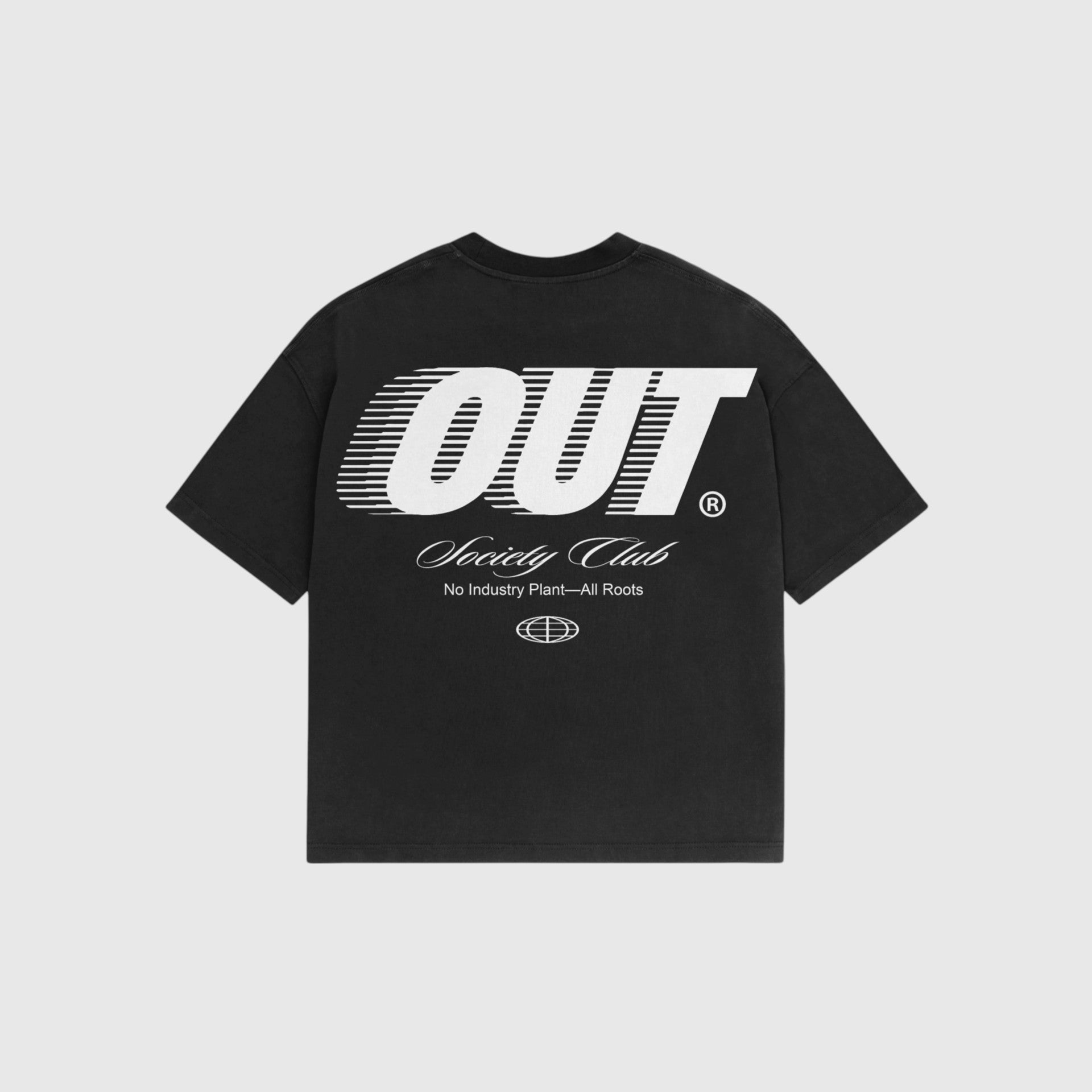 OUT SS26 Society Club Members T-Shirt Jet Black