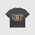 OUT SS26 Champions T-Shirt Salt Wash Black