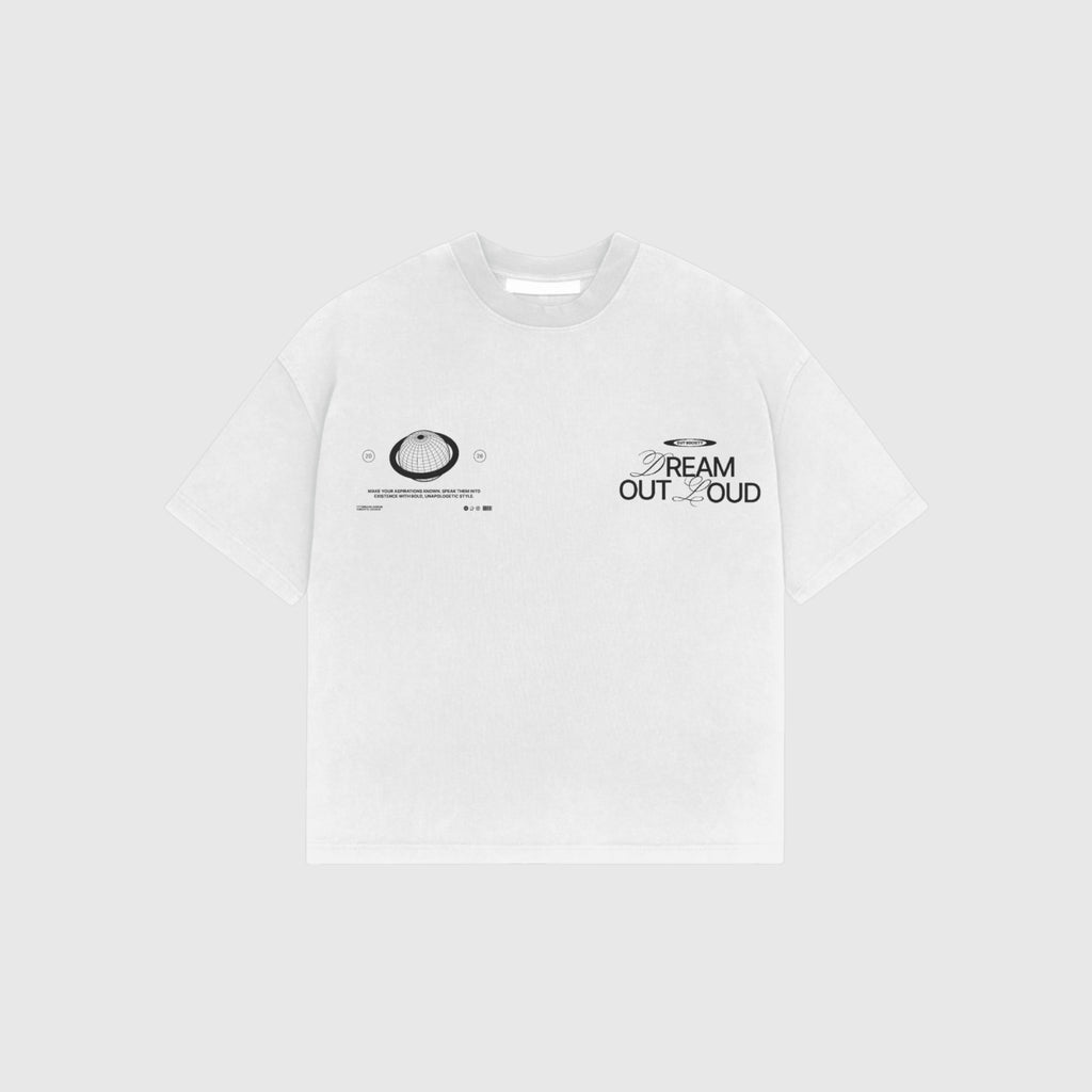 OUT SS26 Dream Out Loud T-Shirt White