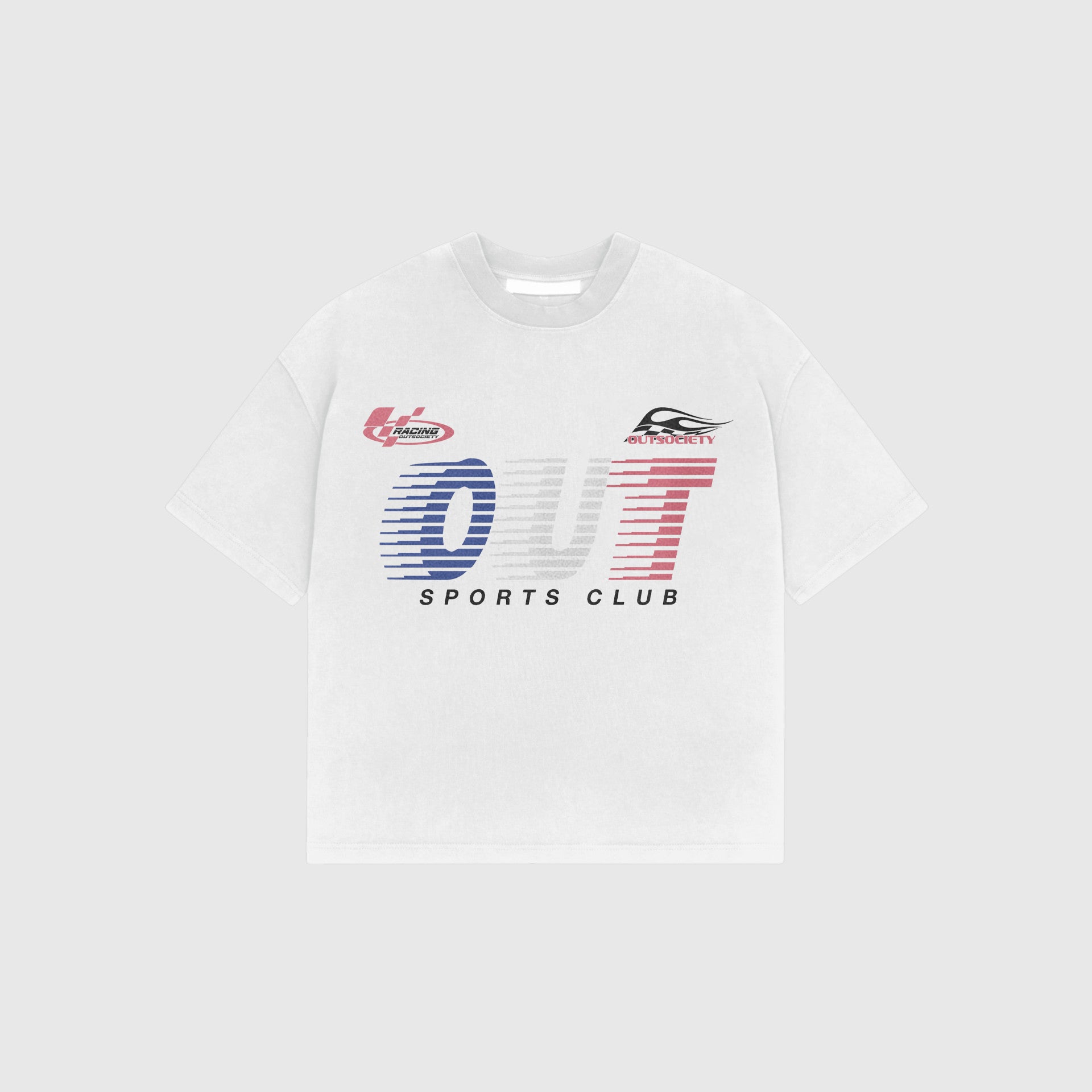 OUT SS26 Racing Sports Club T-Shirt White
