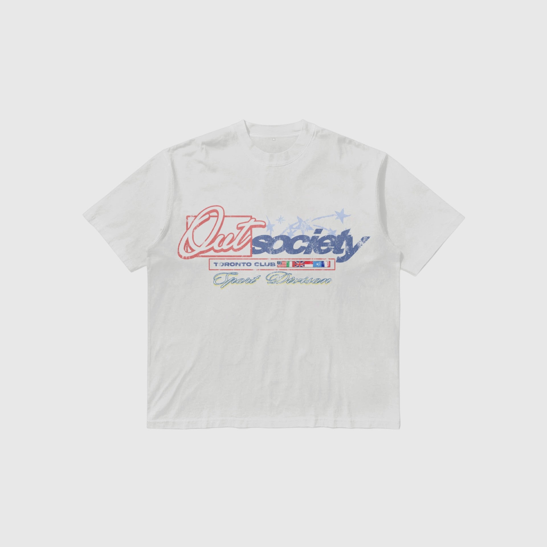 OUT SS26 Society Toronto Club T-Shirt White