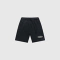 OUT SS26 Classic Logo French Terry Shorts Jet Black