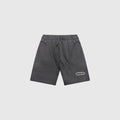 OUT SS26 Classic Logo French Terry Shorts Vintage Grey