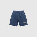 OUT SS26 Classic Logo French Terry Shorts Vintage Navy