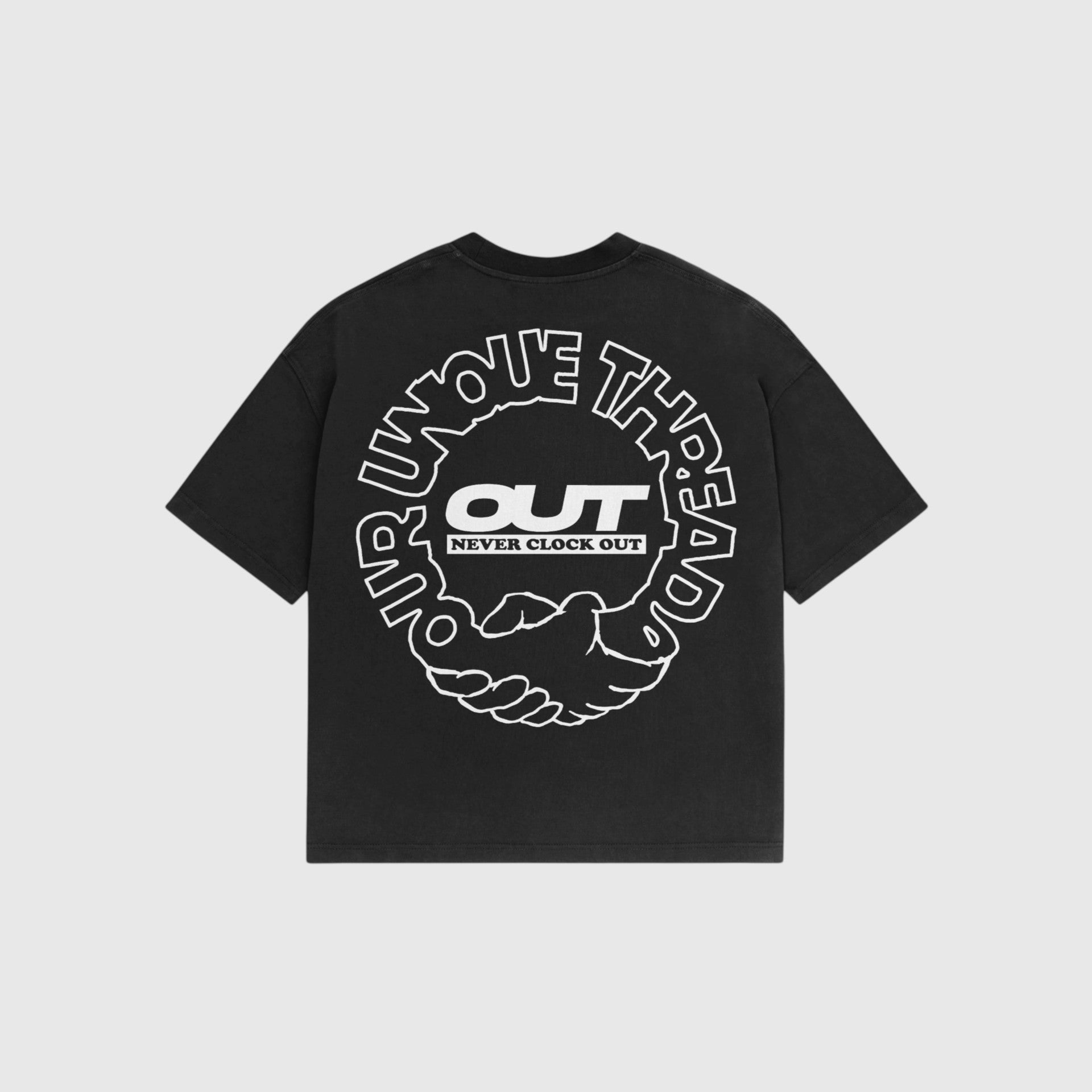 OUT SS26 The Union T-Shirt Jet Black