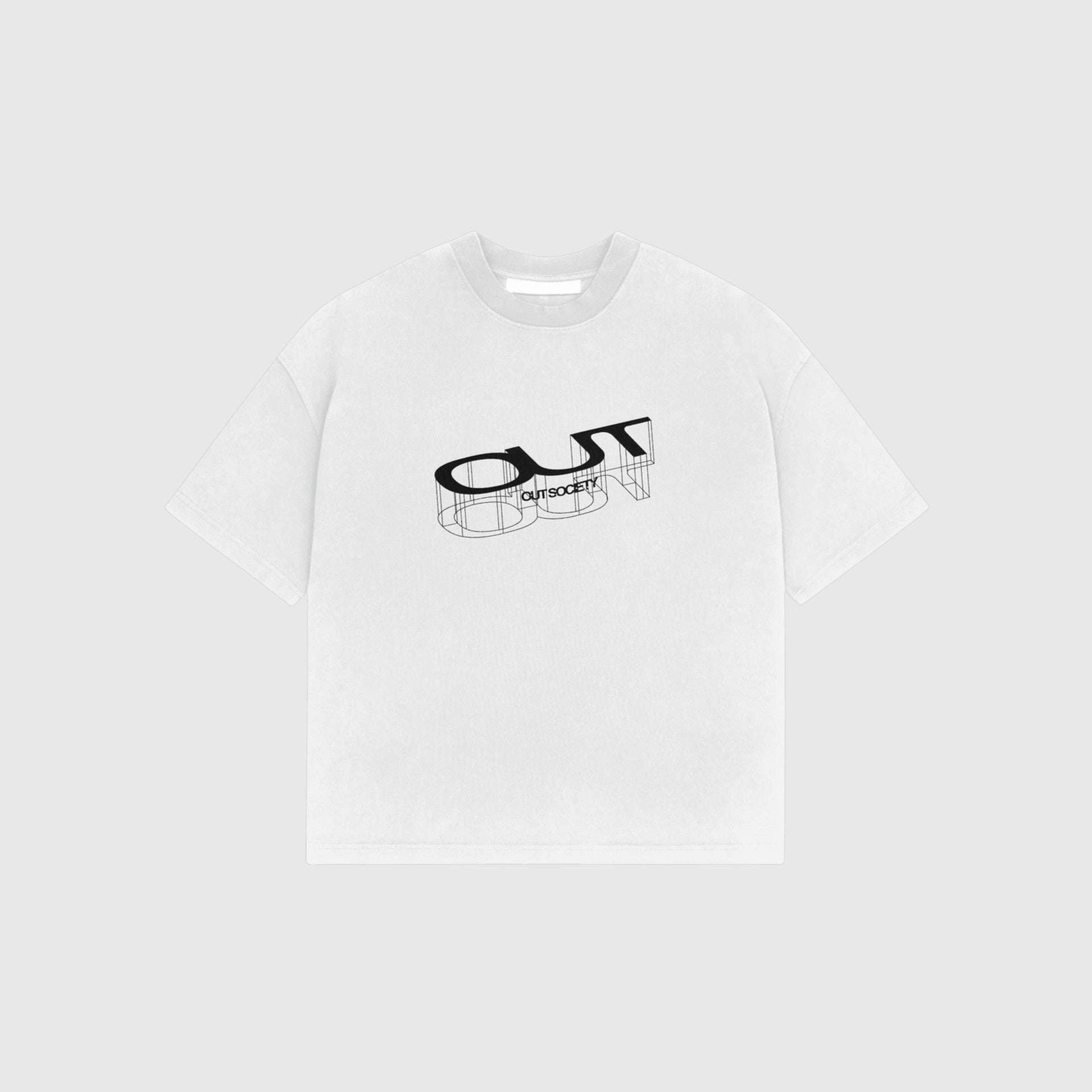 OUT SS26 Mirror T-Shirt White
