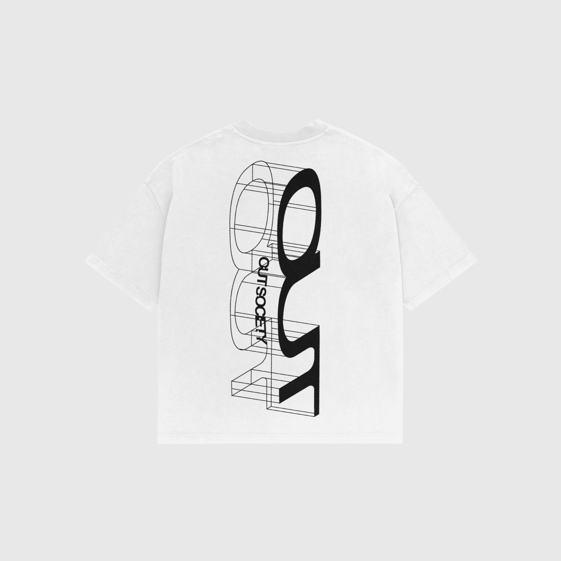 OUT SS26 Mirror T-Shirt White