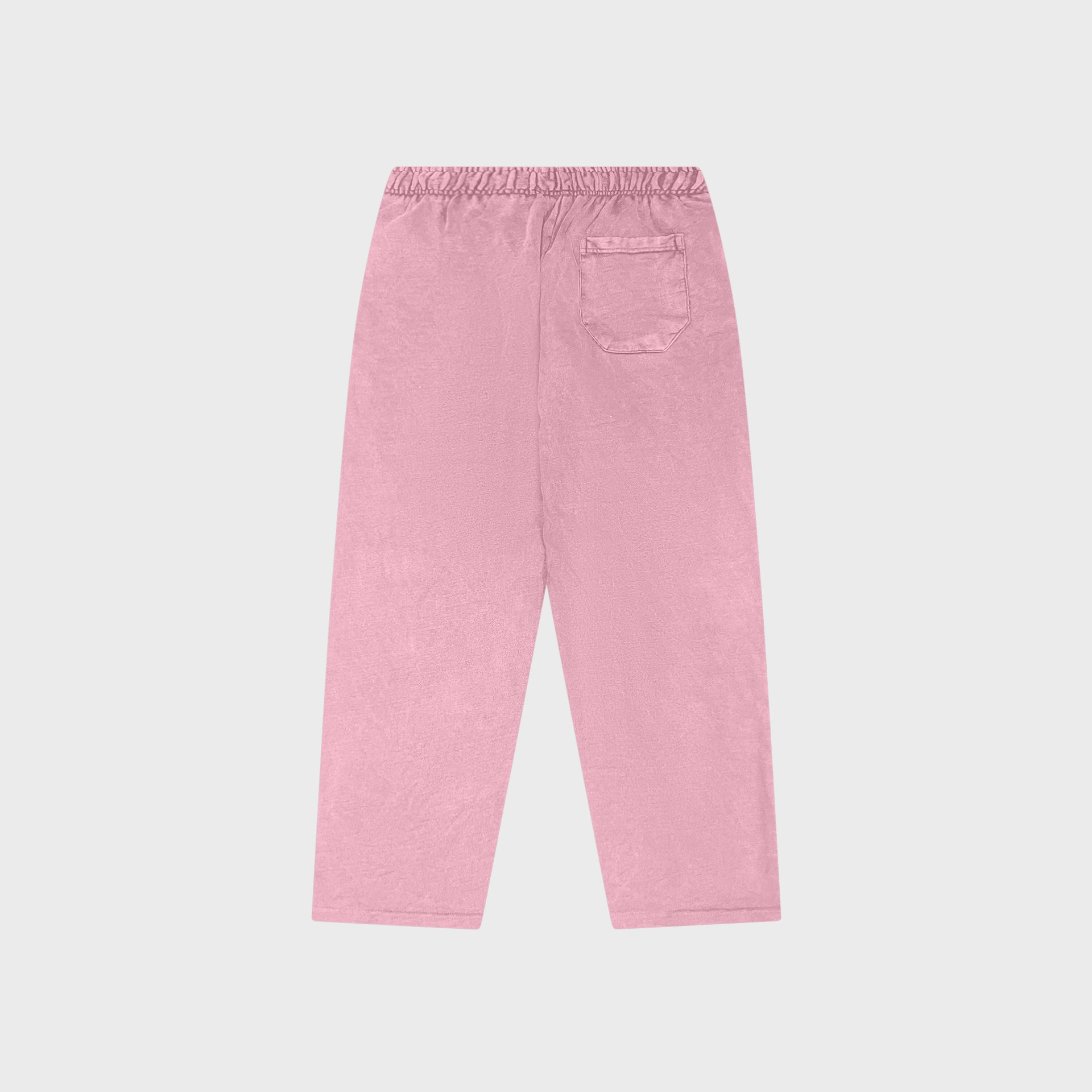 OUT Classic Logo Open Bottom Flare Sweatpants Dusty Pink