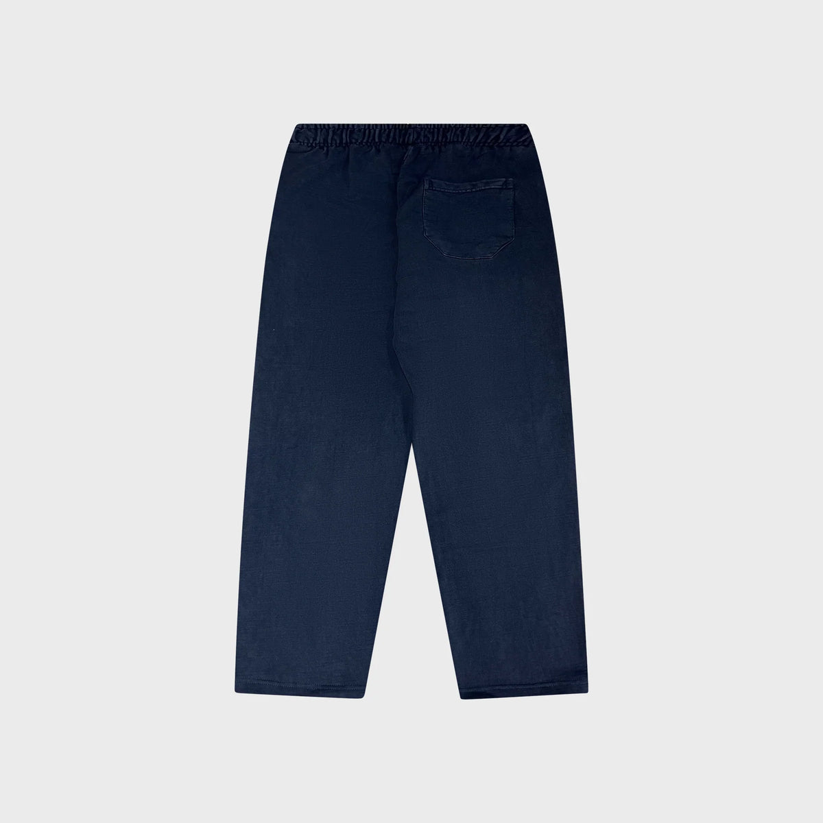 OUT Classic Logo Open Bottom Flare Sweatpants Vintage Navy