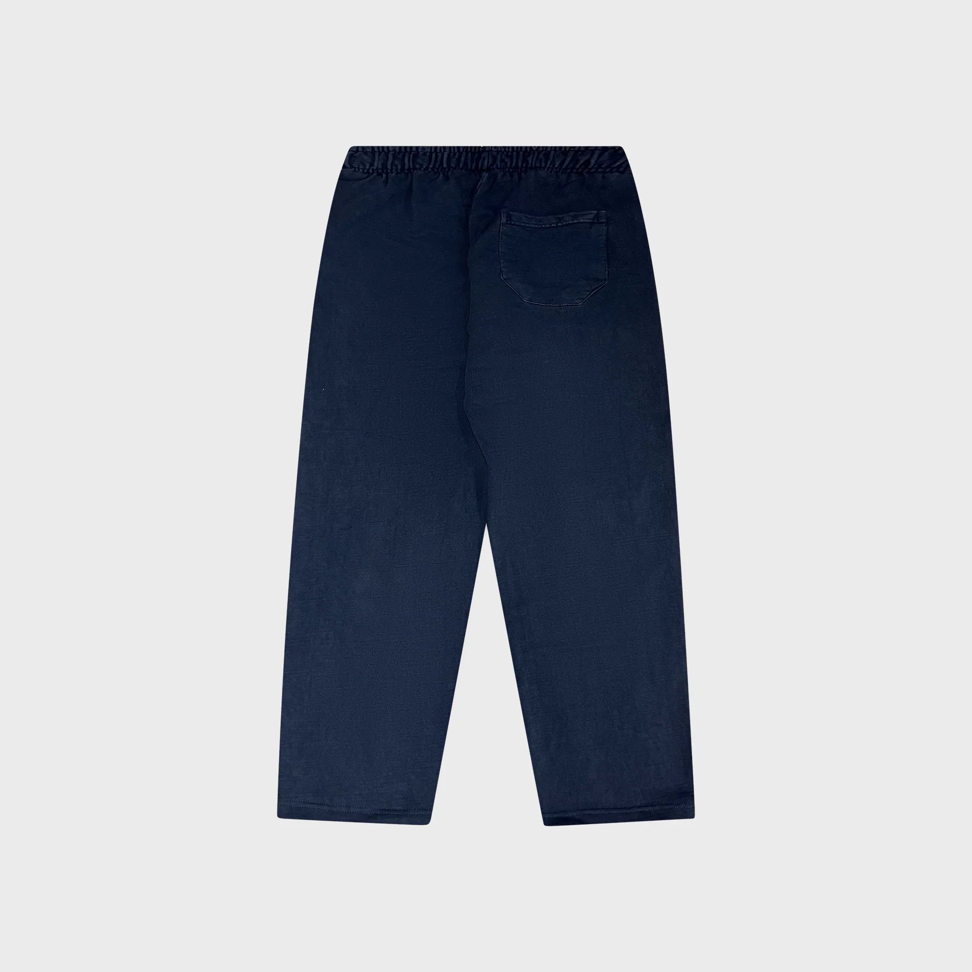 OUT Classic Logo Open Bottom Flare Sweatpants Vintage Navy