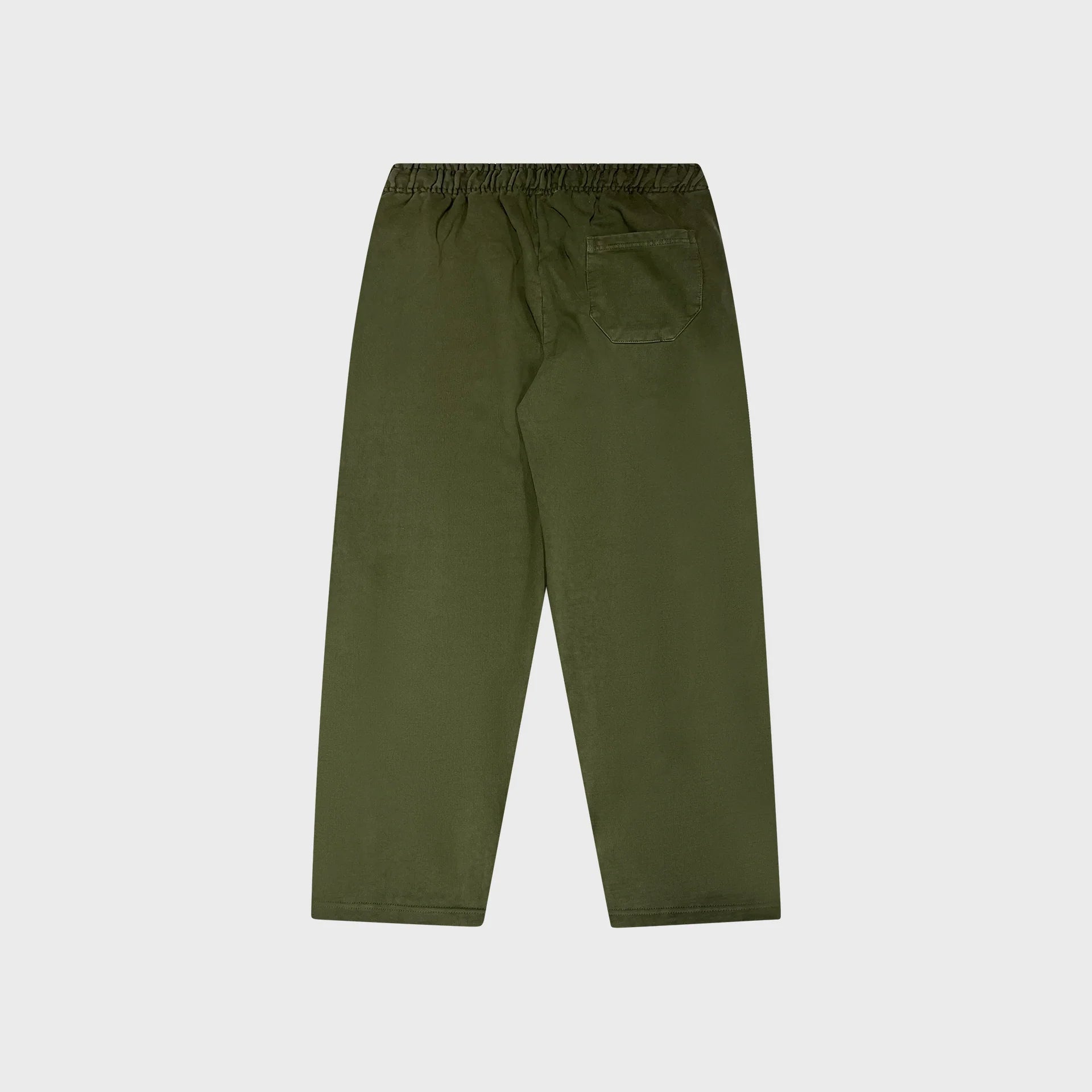 OUT Classic Logo Open Bottom Flare Sweatpants Vintage Olive