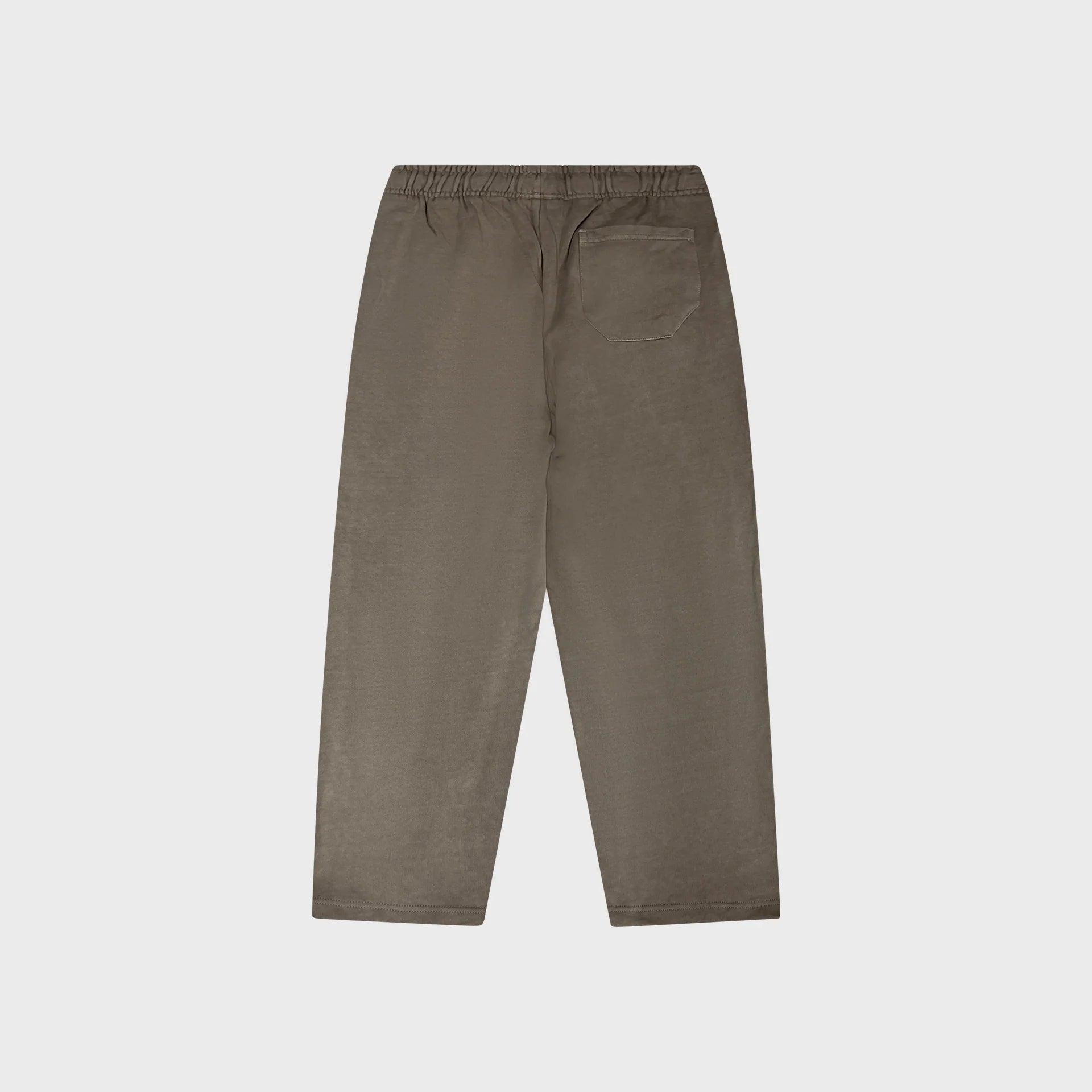 OUT Classic Logo Open Bottom Flare Sweatpants Vintage Taupe