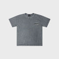 OUT Classic Logo T-Shirt Acid Wash Grey