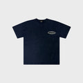 OUT Classic Logo T-Shirt Acid Wash Navy