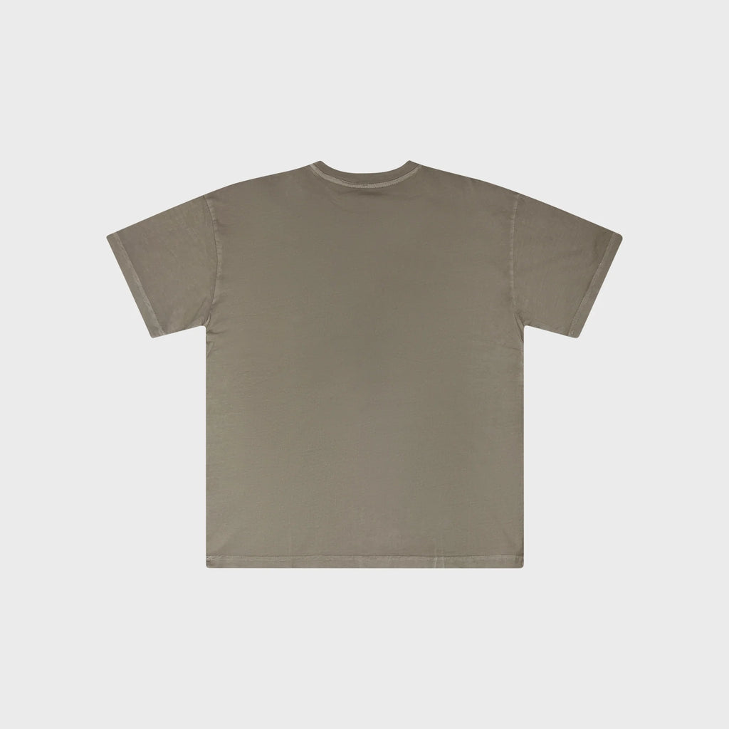 OUT Classic Logo T-Shirt Vintage Taupe