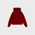 OUT Floral Drop Shoulder Hoodie Vintage Blood Red