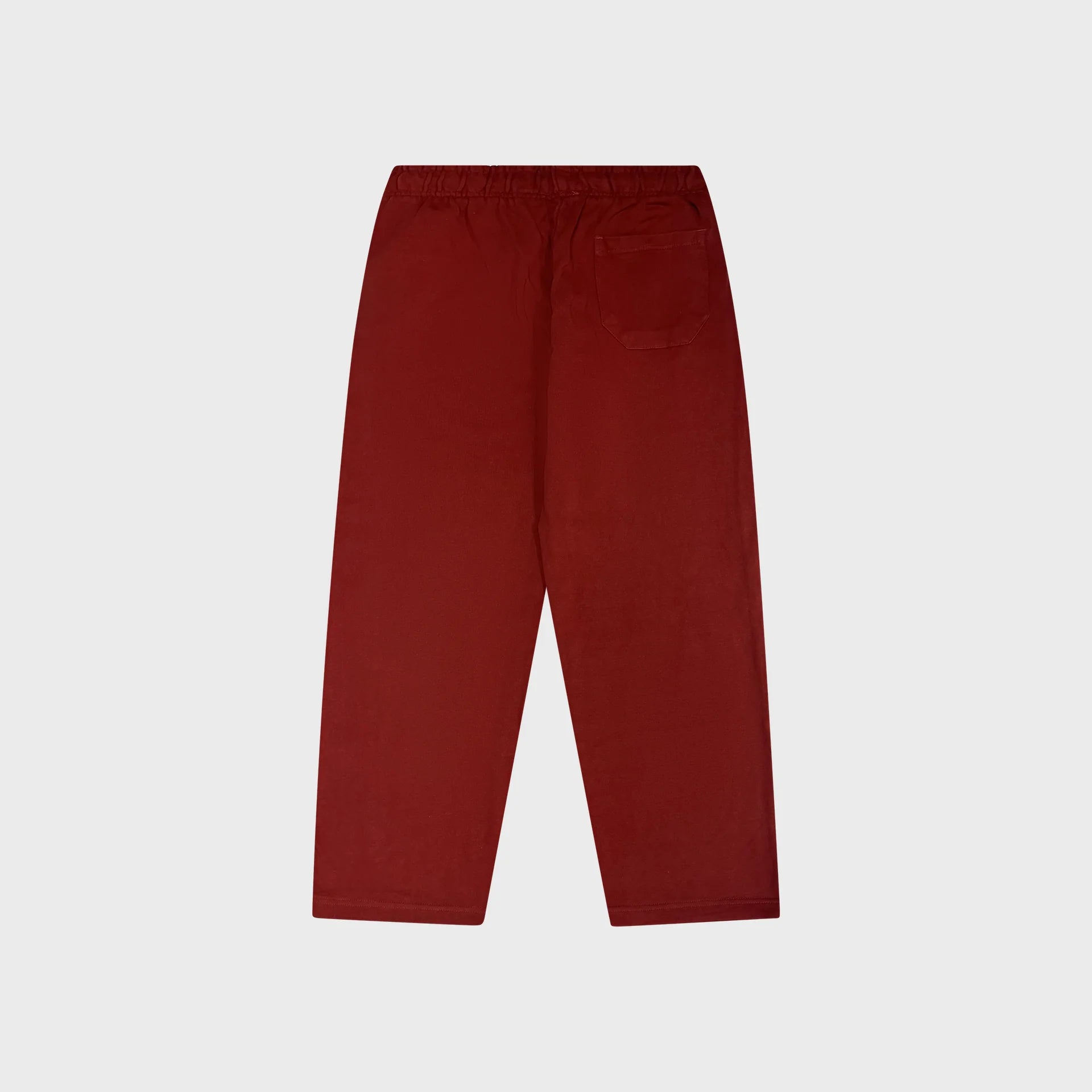 OUT Floral Open Bottom Sweatpants Vintage Blood Red