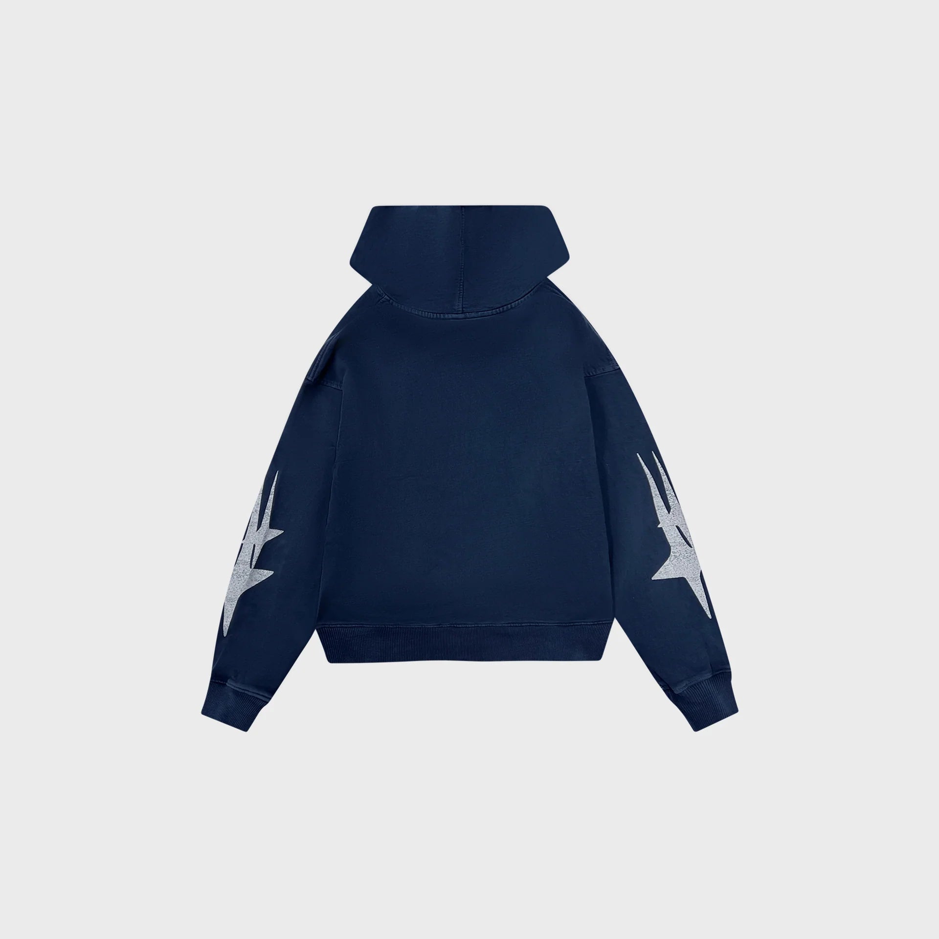 OUT Shooting Star Drop Shoulder Hoodie Vintage Navy