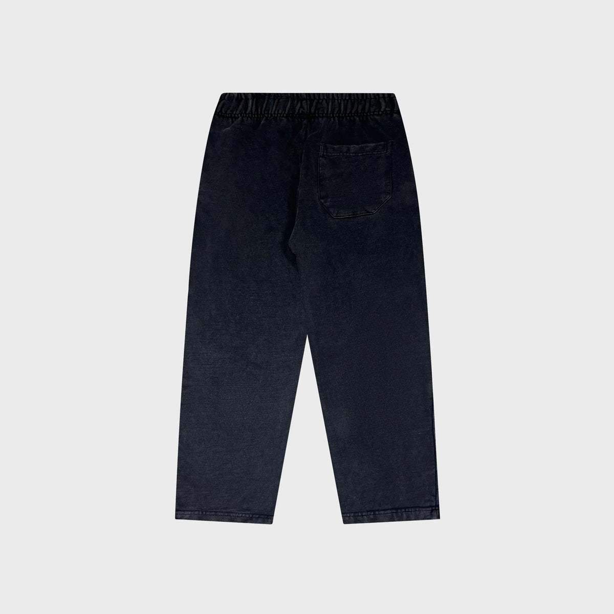 OUT Shooting Star Open Bottom Sweatpants Black Salt Wash