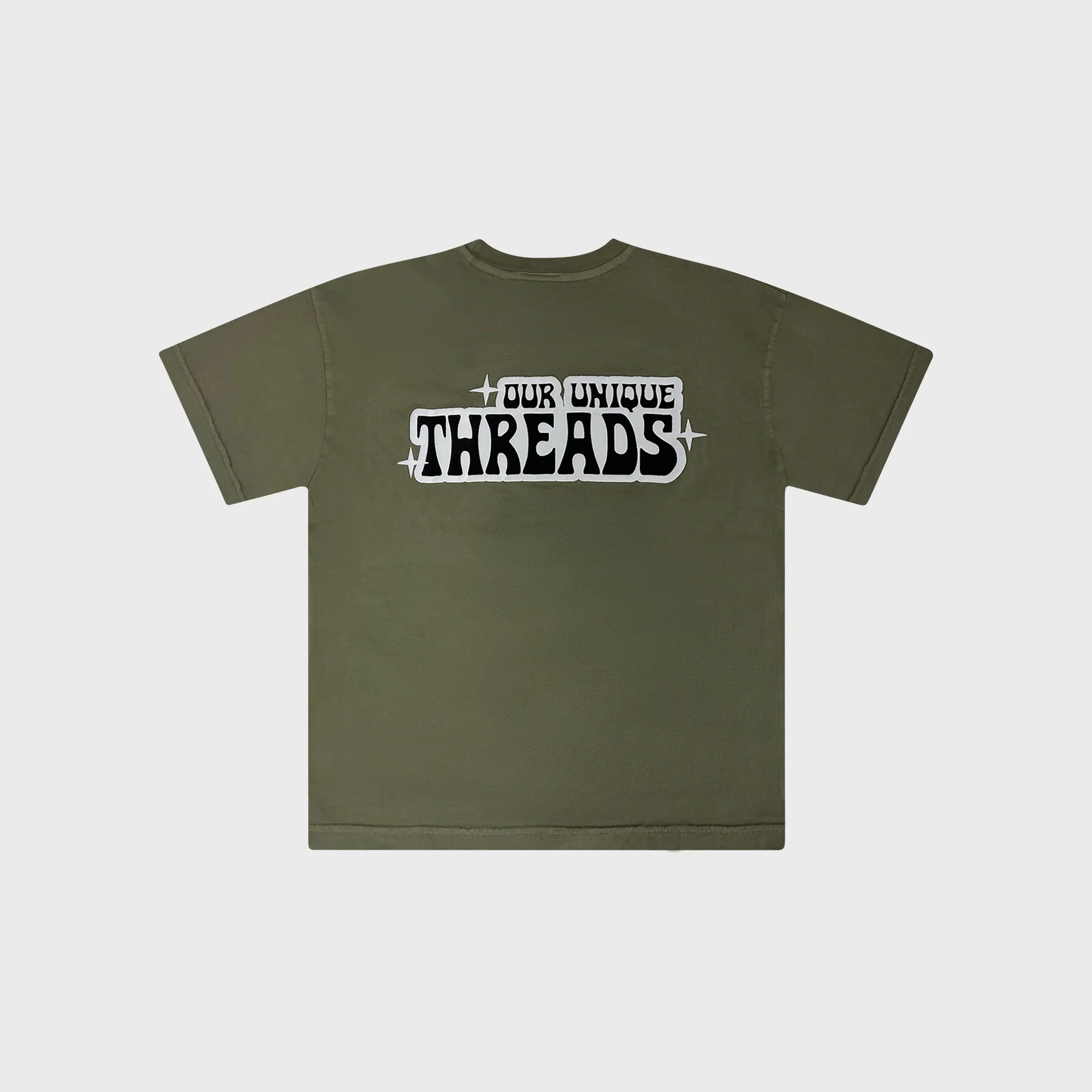 OUT Vibes T-Shirt Vintage Olive